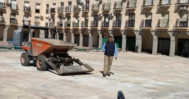Comienzan las obras de impermeabilización de la Plaza de Salamanca Comienzan las obras de impermeabilización de la Plaza de Salamanca