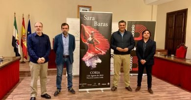 Sara Baras inaugurará el Festival de Guitarra de Coria Sara Baras inaugurará el Festival de Guitarra de Coria